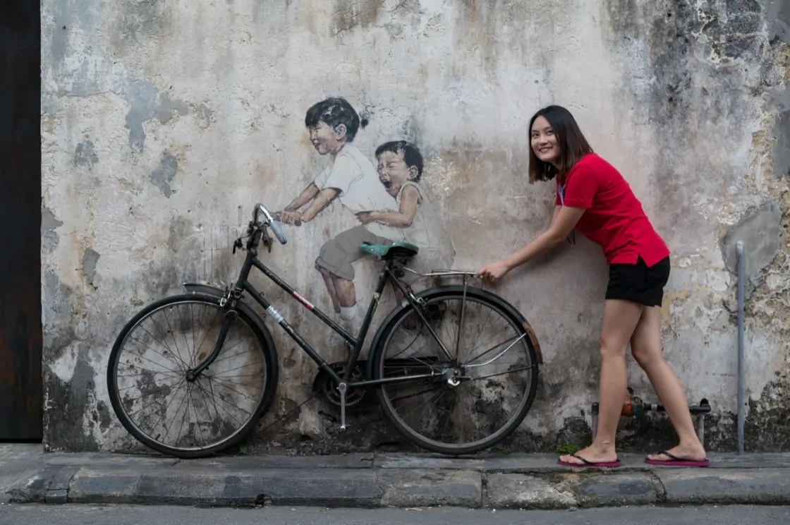 槟城乔治市街头壁画