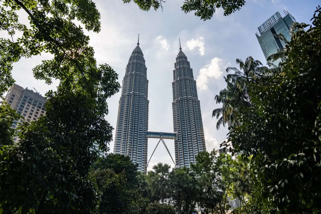 双子塔与 KLCC 公园